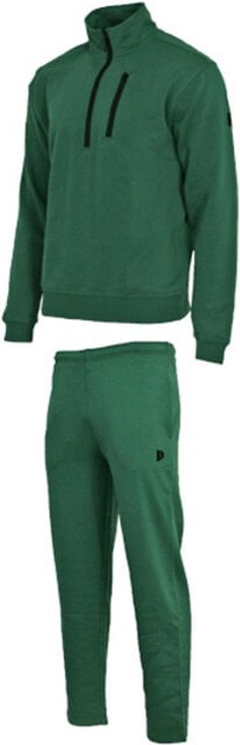 Donnay - Joggingsuit Milan - Joggingpak - Forrest green (236)- Maat L