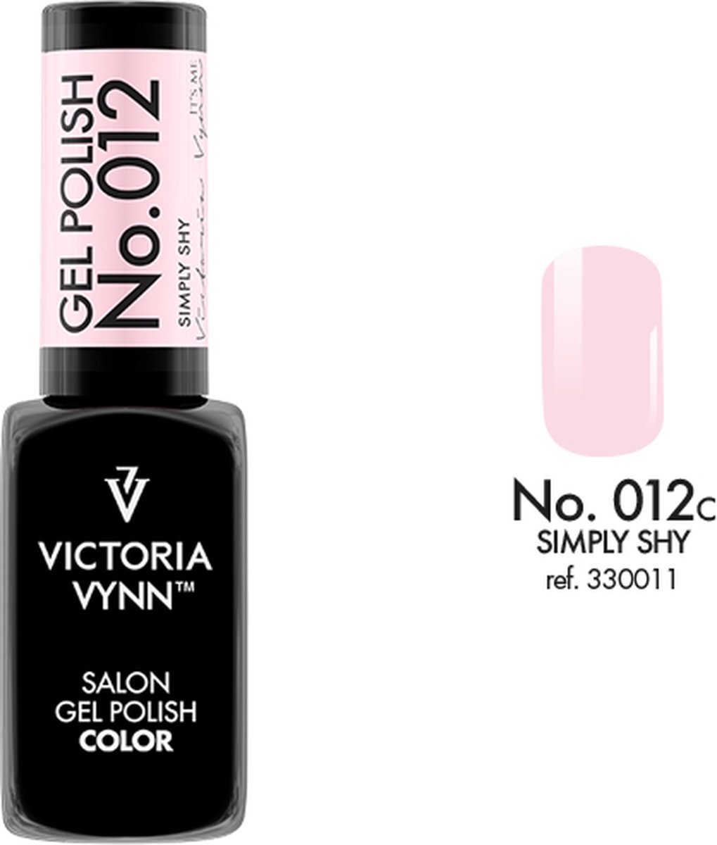 VICTORIA VYNN™ Victoria Vynn – Salon Gelpolish 012 Simply Shy roze gel polish gellak nagels nagelverzorging nagelstyliste uv led nagelstylist callance