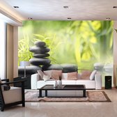 Fotobehangkoning - Behang - Vliesbehang - Fotobehang - Serenity of nature - Wellness - Spa - 100 x 70 cm