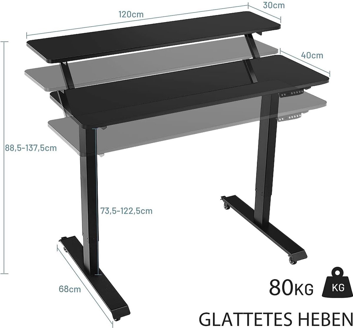 Dripex Chaise de bureau ergonomique en maille - Avec support lombaire - Appui-tê Dripex Chaise de bureau ergonomique en maille - Avec support lombaire - Appui-tê