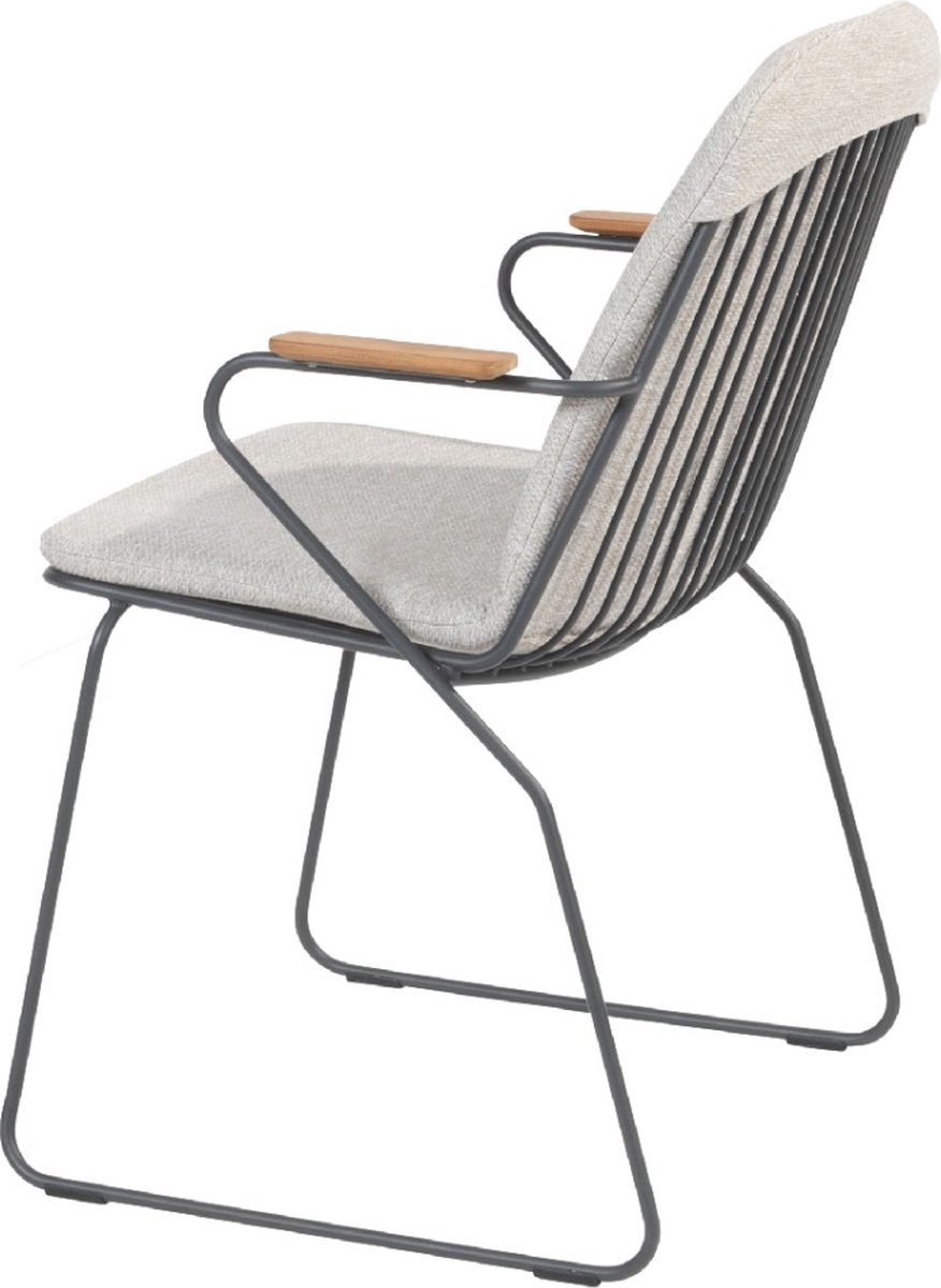 4 Seasons Outdoor Veneto chaise de jardin empilable - anthracite