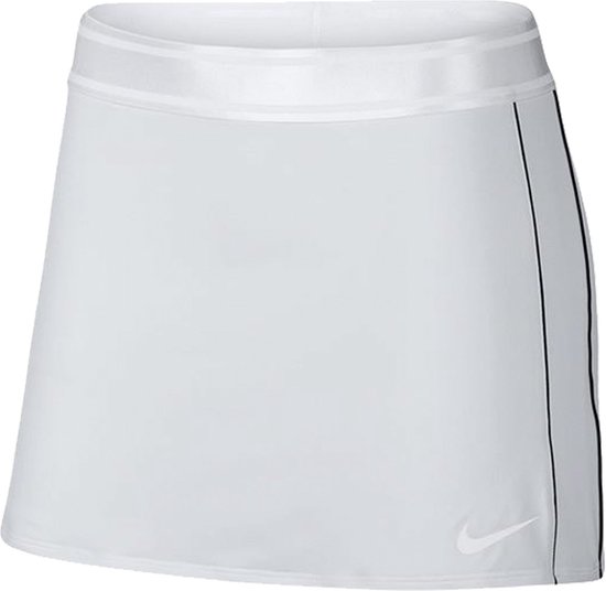 Foto: Nike court dry skirt str sportrok dames white black black black maat xl