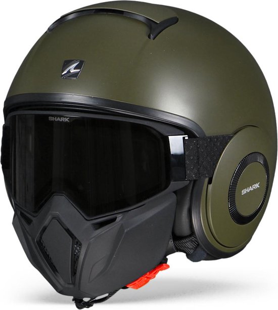 Shark S-DRAK 2 Motorradhelm - Carbon Jethelm Mit Getöntem Innenvisier & EasyFit System