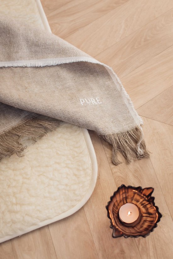 Yoga deken / meditatie deken eco hennep - Pure van Pure Coverz — afbeelding 4