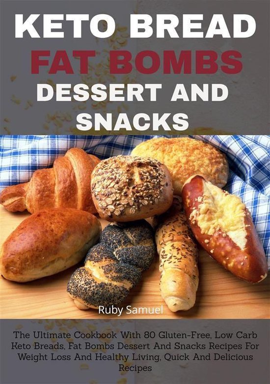 Keto Bread Fat Bombs Dessert And Snacks: - cover