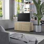 vidaXL TV-meubel Classic - 80 x 34 x 36 cm - Sonoma eiken spaanplaat - Kast