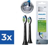 Philips Sonicare W2 Optimal White HX6062/13 - Opzetborstels - 2 stuks - Voordeelverpakking 3 stuks