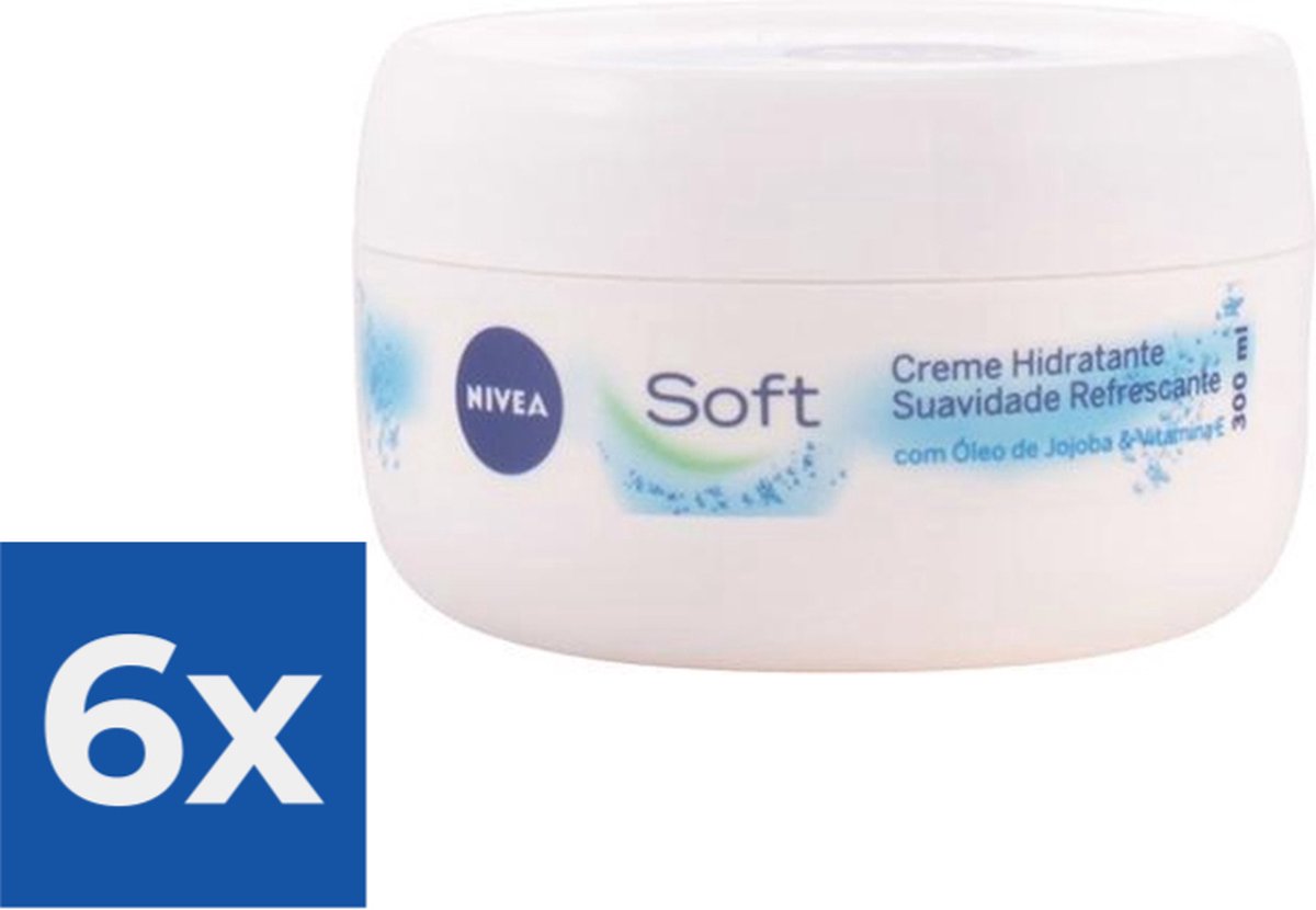 Goedkoopste Nivea - Hydraterende Crème Soft Nivea - Unisex - 300 - Voordeelverpakking 6 stuks