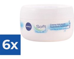 Nivea - Hydraterende Crème Soft Nivea - Unisex - 300 - Voordeelverpakking 6 stuks