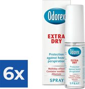 Odorex Extra Dry Pomp - Deodorant - 30 ml - Voordeelverpakking 6 stuks