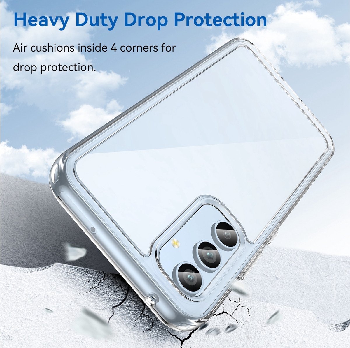 Mobigear Doorzichtig Hoesje geschikt voor Samsung Galaxy A54 Telefoonhoesje Hardcase | Mobigear Crystal Backcover | Doorzichtig Telefoonhoesje Galaxy A54 | Galaxy A54 Case | Back Cover - Transparant