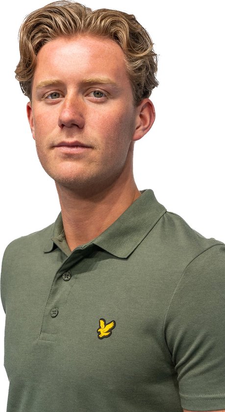 Lyle & Scott polo classique vert - XS