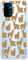Case Company® - Coque adaptée pour Oppo A93 5G - Alpacas - Coque de téléphone souple - Protection sur tous les côtés et bord de l'écran