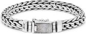 SILK Jewellery - Zilveren Armband - Double linked - 659.21 - Maat 21,0