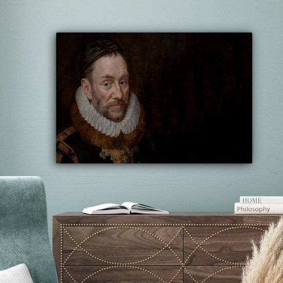 Peinture sur toile - Guillaume Ier, Prince d' Oranje - Tableau - Maîtres anciens - Art - 90x60 cm - Décoration de chambre - Chambre