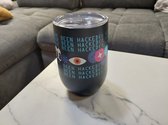 Floz Design thermo koffiebeker voor kantoor - met drinktuit - RVS veilige materialen - 420 ml