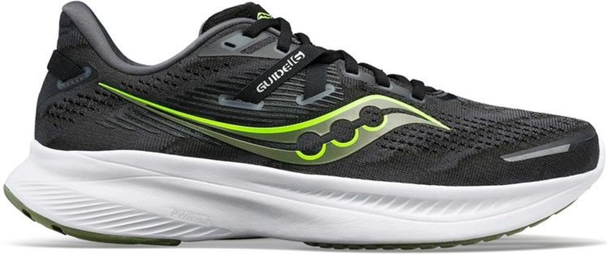 Saucony GUIDE 16 Hardloopschoenen – Heren Zwart