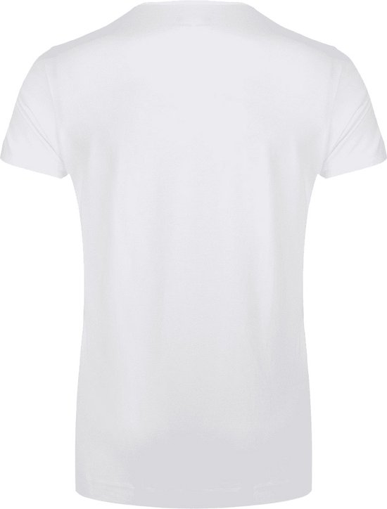 Undiemeister® T-shirt Slim Fit Wit Col Rond Chalk White