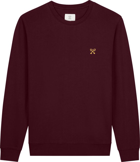 Comfortabel & Duurzaam - A-dam KEYWEST - Sweater - Ideaal Als Cadeau - Katoen - Heren - Bordeaux