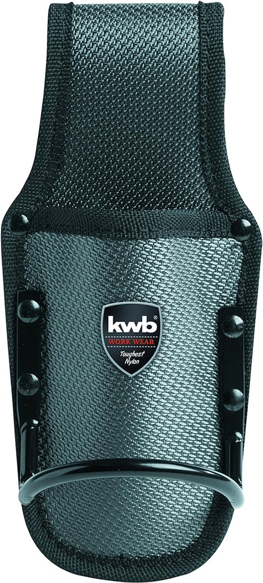 KWB gereedschapstas (messentas van nylon met metalen clip aan de riem te dragen voor standaard cuttermessen met en zonder hamerhouder)