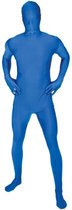 Blauwe M Suit second skin outfit voor volwassenen  - Verkleedkleding - 180 cm
