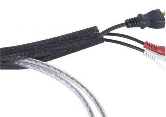 Occlusie Uitbarsten Specialiteit Bosscom zelfsluitende kabel hoes 19mm zwart per meter | bol.com
