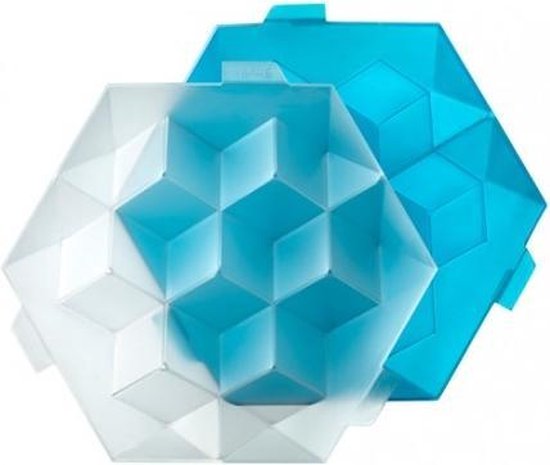 Lekue Giant Ice Cubes - 7 Perfecte Grote IJsblokken in 1 Vorm