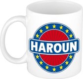 Haroun naam koffie mok / beker 300 ml  - namen mokken