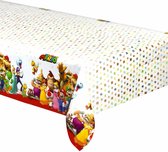AMSCAN - Plastic Super Mario tafelkleed 120 x 180 cm - Decoratie > Tafelkleden, placemats en tafellopers