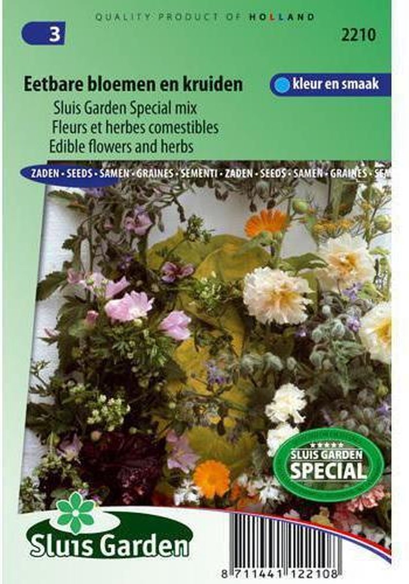 Sluis Garden - Mengsel Eetbare Bloemen en Kruiden - Sluis garden