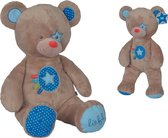 Lief! lifestyle teddybeer 60 cm blauw