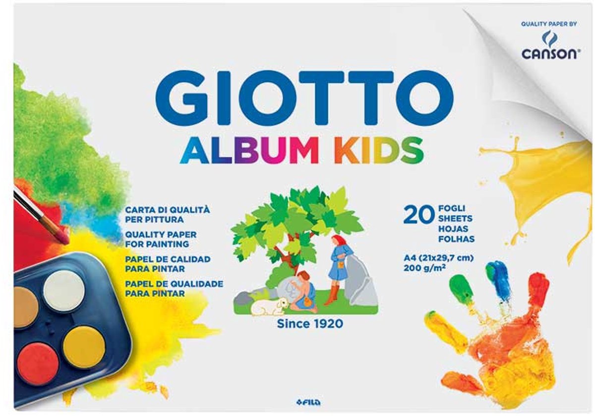 Giotto 580400 creatief papier Kunstpapier 20 vel