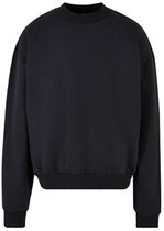 Build Your Brand - Ultra Heavy Crewneck Sweater - Black maat XL