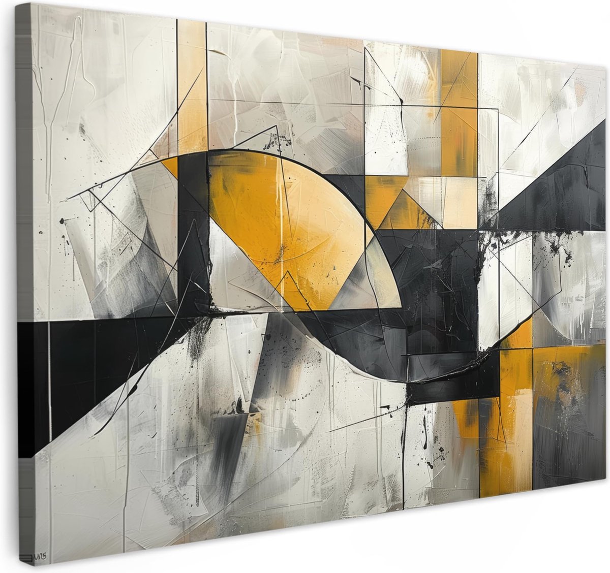 La'Moussawi ® Moderne Grote Wanddecoratie Canvas Schilderij 120 x 80 cm voor Woonkamer en Slaapkamer