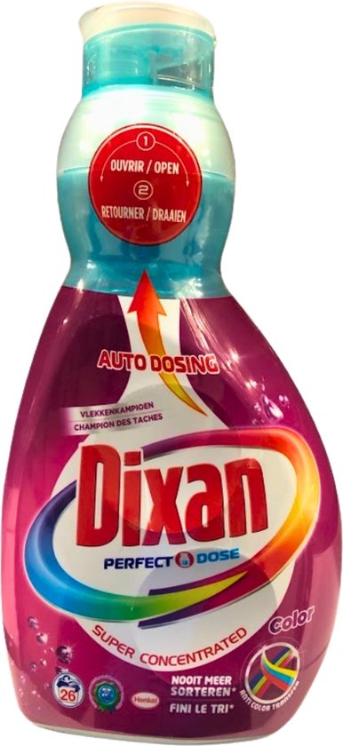 Dixan Perfect Dose - Vlekkenkampioen - Extreme Power - Gekleurde Was - 26 Wasbeurten