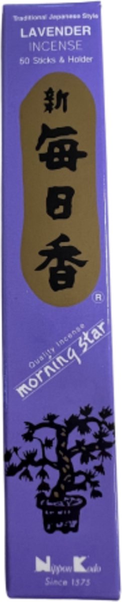 Goedkoopste Japanse wierook - Morning Star - Lavendel