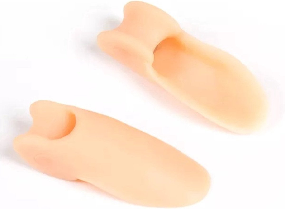 Teenspreider - Teencorrector - Likdoornverwijderaar - Hallux Valgus - Teenbeschermer - Siliconen - 2 Stuks - Kleine Teen