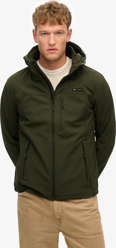 Superdry HOODED SOFT SHELL TREKKER JKT Heren Jas bol