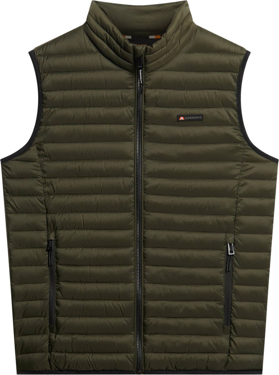 Superdry FUJI LITE GILET Heren Gilet Groen