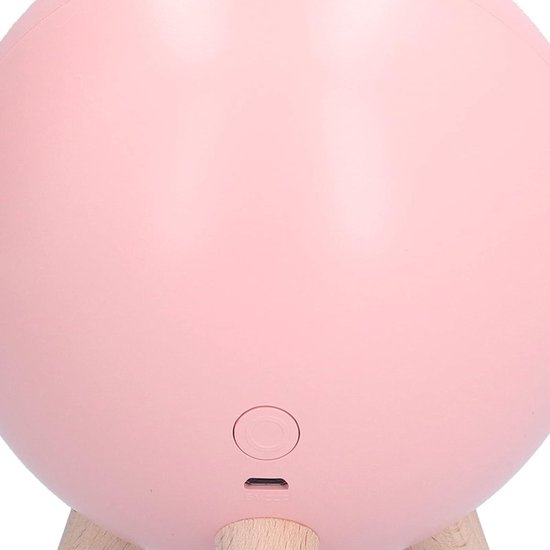 Nachtlampje LED Leuke Tafellamp Kat Huis - Roze - USB - Kinderen Meisjes - Slaapkamer Decor . van Merkloos — afbeelding 3