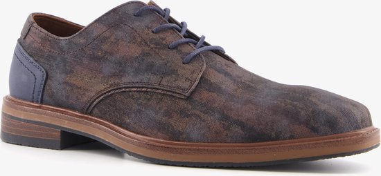 Chaussures à lacets homme Emilio Salvatini bleu/marron - Taille 40