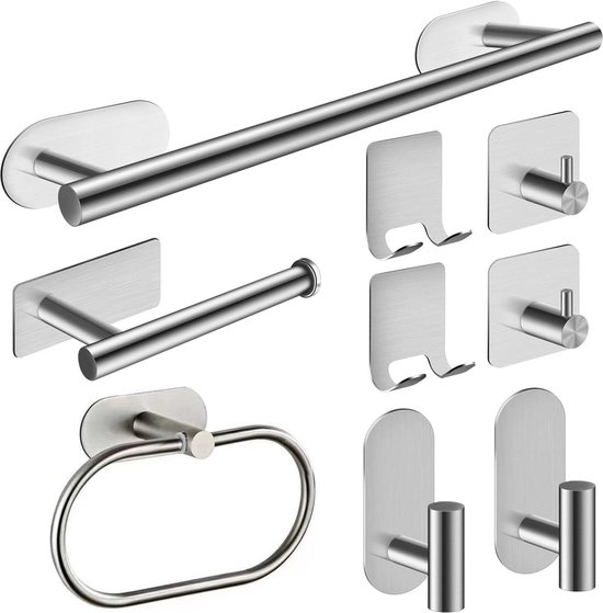 Bzzerumy Set van 5 Handdoekrekken - Campingaccessoires zonder Boren, Must Have Campinggadgets, Keukenaccessoires, Caravan en Camper Accessoires, Praktische Gadgets voor Huis en Keuken