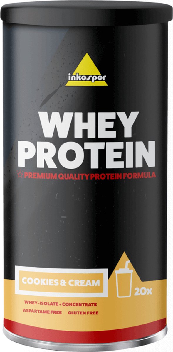 Inkospor Whey Protein (600g) Cookies & Cream - Eiwitten - Wei-eiwit Mix