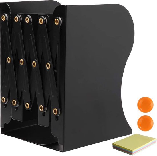 DIFIT Boekeinden, verstelbare boekensteunen, antislip zware