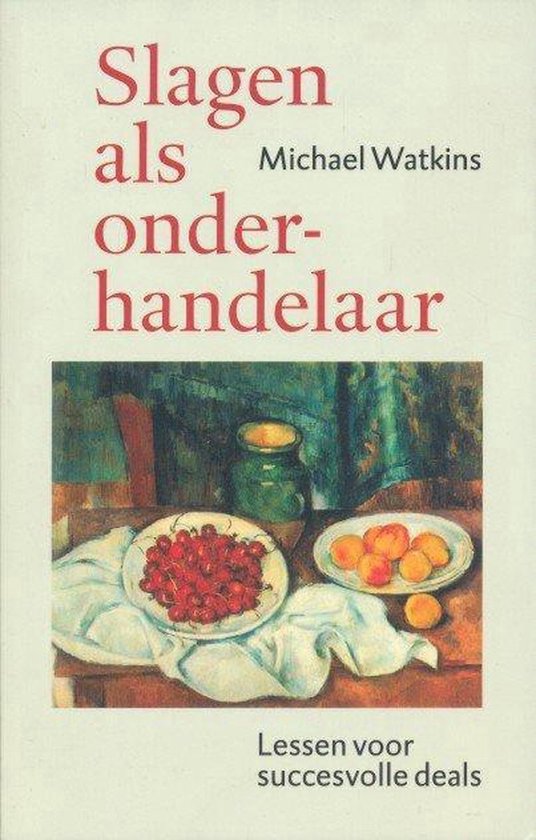Slagen Als Onderhandelaar - cover