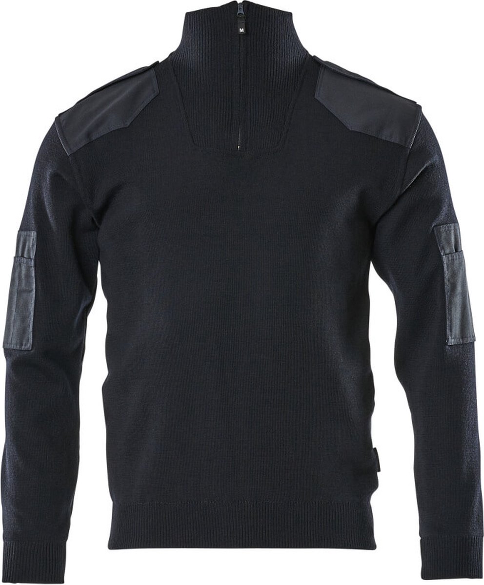 Mascot Frontline Gebreide trui met korte rits 17205-939 - donkermarine - 4XL