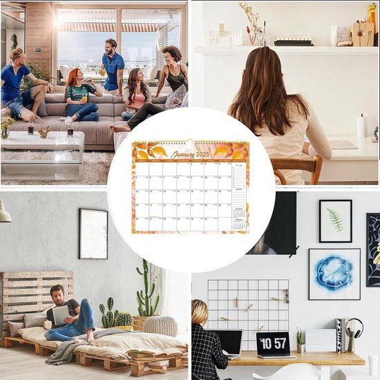 wandkalender - gigantische gelamineerde poster | 2025 droog uitwisbare