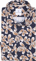 Blue Industry Overhemd Print Donkerblauw - Maat 39 - Heren - Overhemden Casual