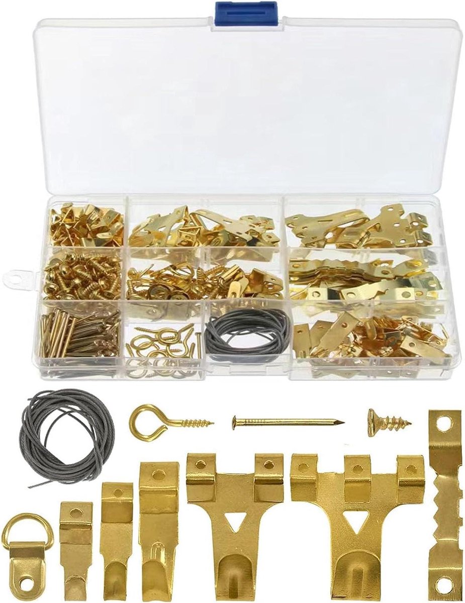 20 stks/set 25mm Ronde Fotolijst Haken Opknoping Foto Schilderij Spiegel Zilver/Brons W/schroeven Hanger muur Houder (Color : 20 x Silver