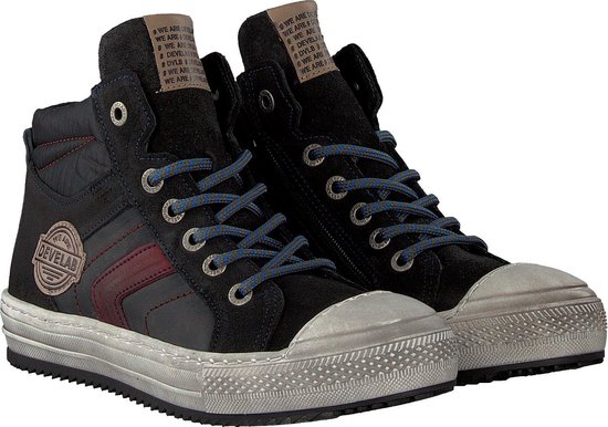 Develab Jongens Hoge sneakers 41165 - Blauw - Maat 34 | bol.com